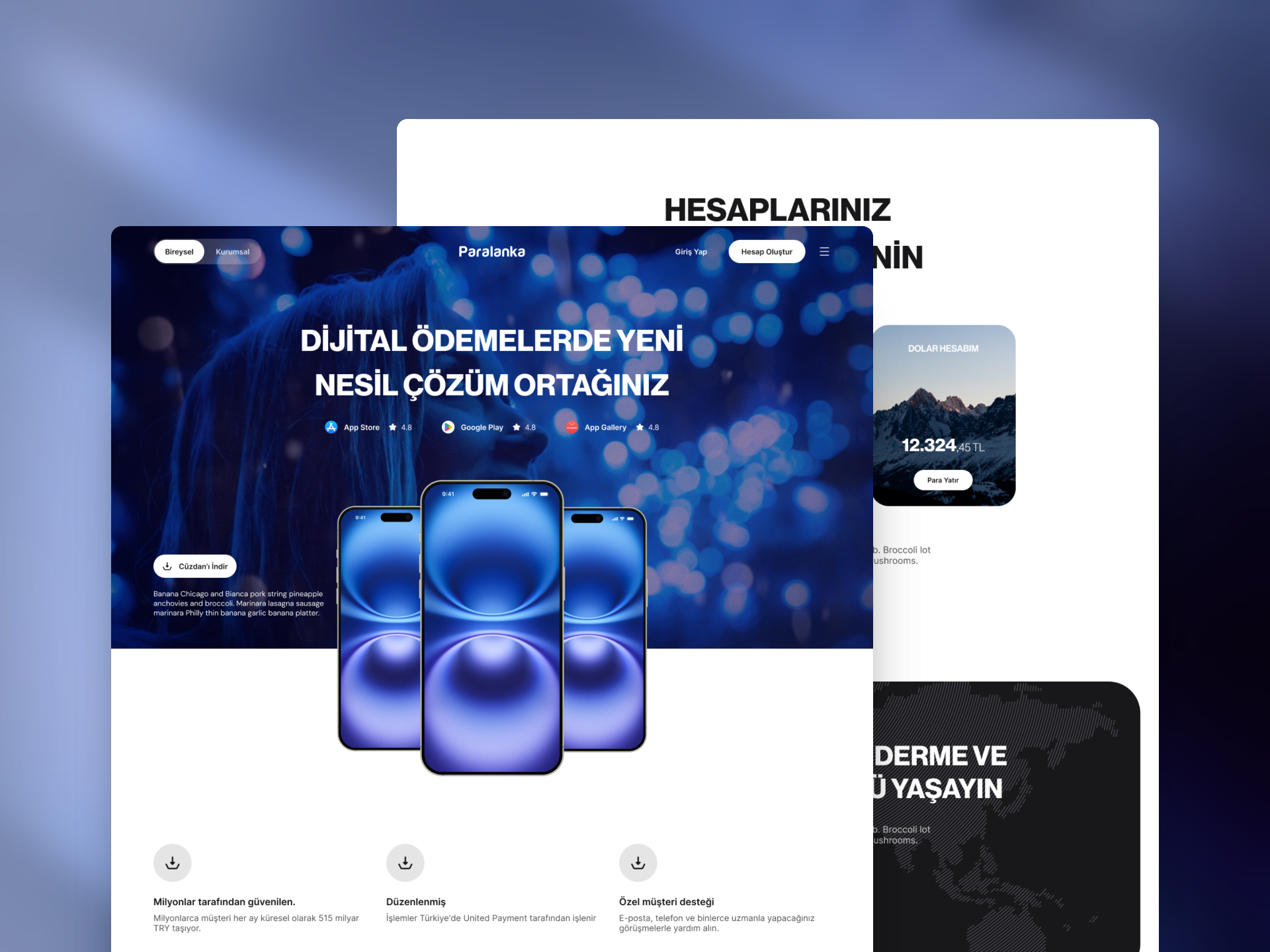 Akbank uygulaması ekran görüntüsü